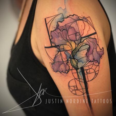 tattoos/ - Iris with fibonacci sequence - 123620